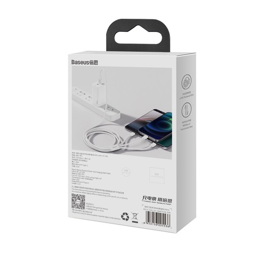 Cable de datos de carga rápida Baseus 3 en 1 3.5A USB a micro tipo C para iPhone línea - Imagen 20 de 20