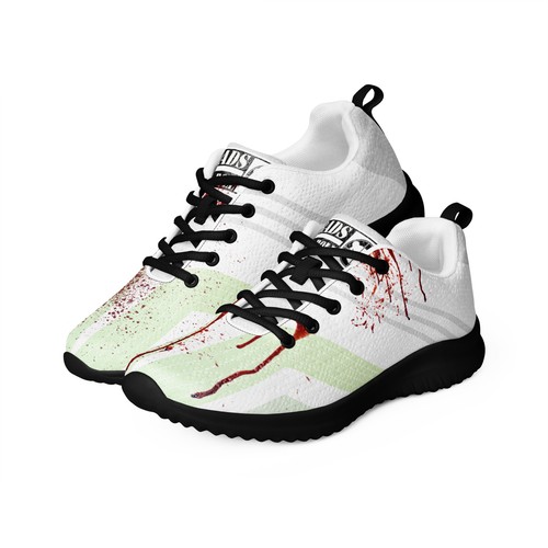 H3ADS W1LL R0LL Brand - BLOOD SPLATTERED GUILLOTINE Men’s athletic shoes - Picture 8 of 9