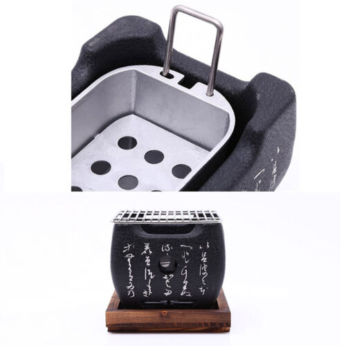 Mini BBQ Grill Charcoal Grill Aluminium Alloy Portable Barbecue Tools Japanese - Picture 4 of 14