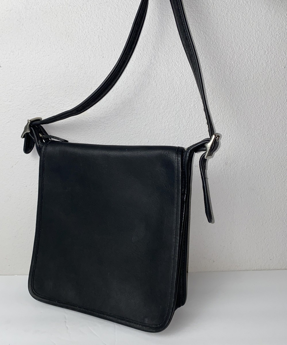 COACH Vintage Crossbody 9144 Made United States BLACK