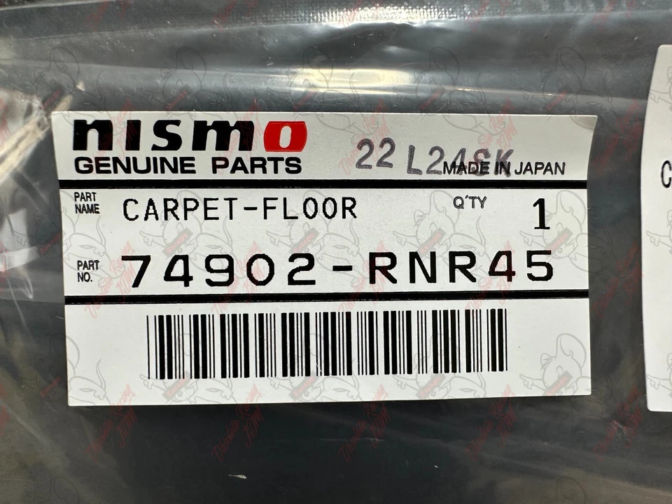 NISSAN NISMO Genuine Floor mats For GTR R34 BNR34 Skyline 74902-RNR45 OEM JDM - Изображение 3 из 4