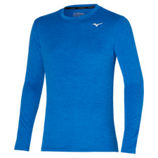 Mizuno Impulse Core Long Sleeve Mens T-Shirt - Turksih Sea Blue 