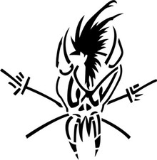 Metallica scary guy die cut VINYL DECAL sticker guitar 4"x4"
