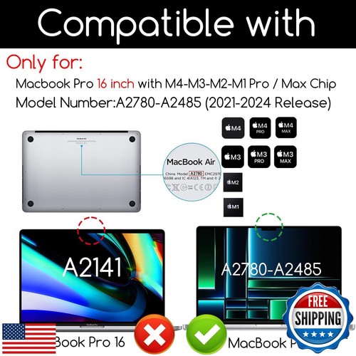 3 Pack Anti Glare (Matte) Screen Protector Designed for MacBook Pro 16 inch ( - Zdjęcie 2 z 5