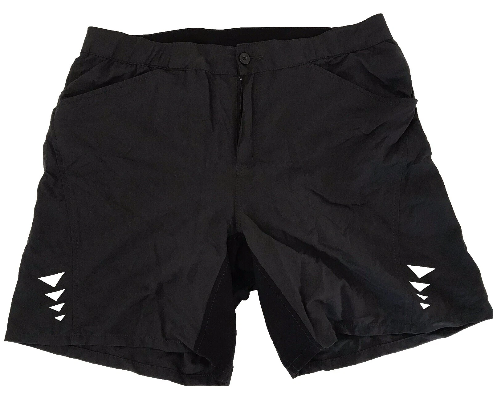 Pantalones Cortos de Ciclismo Negro Talla 10