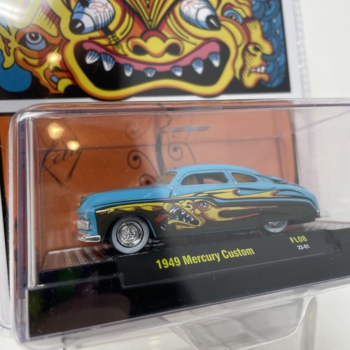 M2 Machines 2022 Toy Fair 1949 Mercury Custom Blue Tom Kelly & Son L/E 600 1/64 - Picture 12 of 12