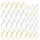 64pcs Circle Hoop Earrings: Open Beading Hoops - Round Earrings For Women - Diy