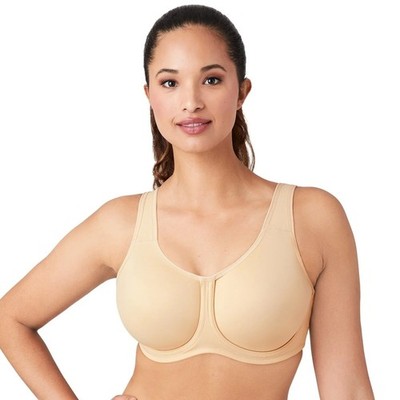 Wacoal Women's 38DD Sand Simone Sport Underwire Full Coverage Workout Bra K2-4