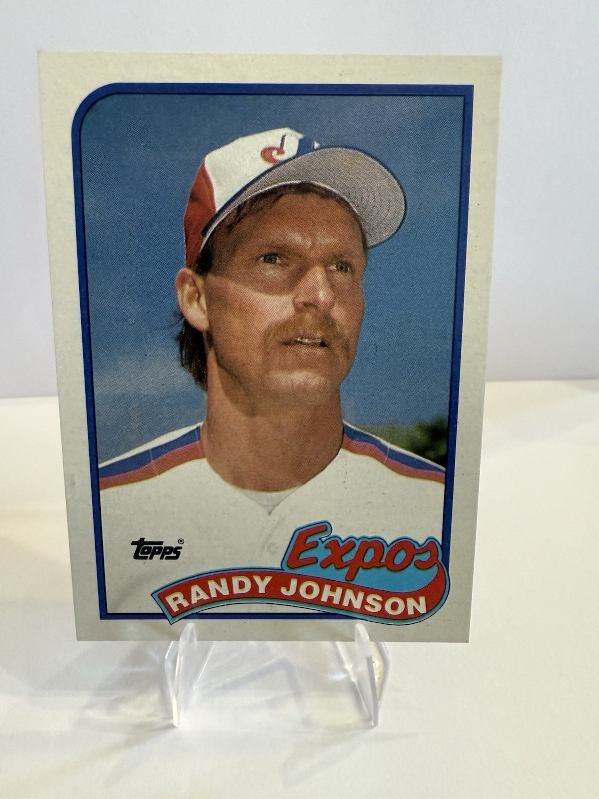 Randy Johnson 1989 Topps RC # 647 - Montreal Expos