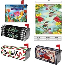 Postbox Cover Magnetic Mail Wraps Christmas Halloween Decorations
