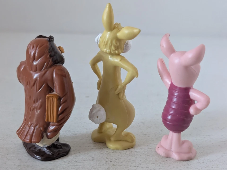 Fisher Price Disney Winnie The Pooh Collectibles Owl Piglet Rabbit 2000 Free P&P - Bild 3 von 4