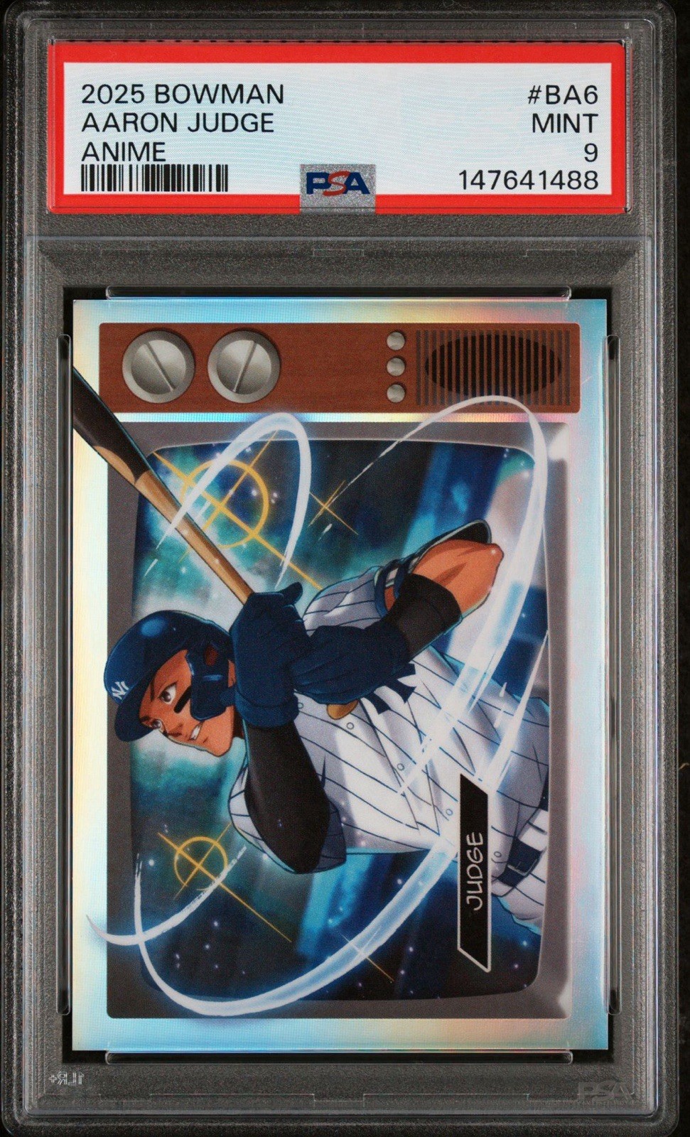 2025 Bowman Aaron Judge Anime PSA 9 MINT Rare 🔥 #BA6