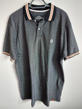TROJAN  RECORDS   4XL  CHARCOAL  RETRO  POLO  SHIRT  VERY  GOOD USED CONDITION