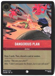 Dangerous Plan 133/204 Wilds Unknown Cold Foil