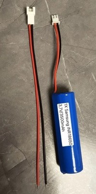 Samsung INR18650-3500mAh Li-ion Akkupack mit Kabel und XH2.54/2P-Stecker
