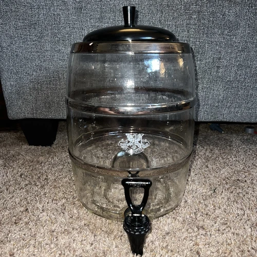 Vintage Glass Large Drink Dispenser