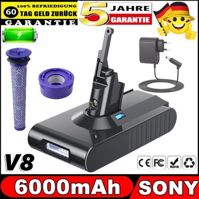 Für Dyson V8 SV10 10000mAh Akku Absolute Animal Absolute Motorhead Ladegerät dhl