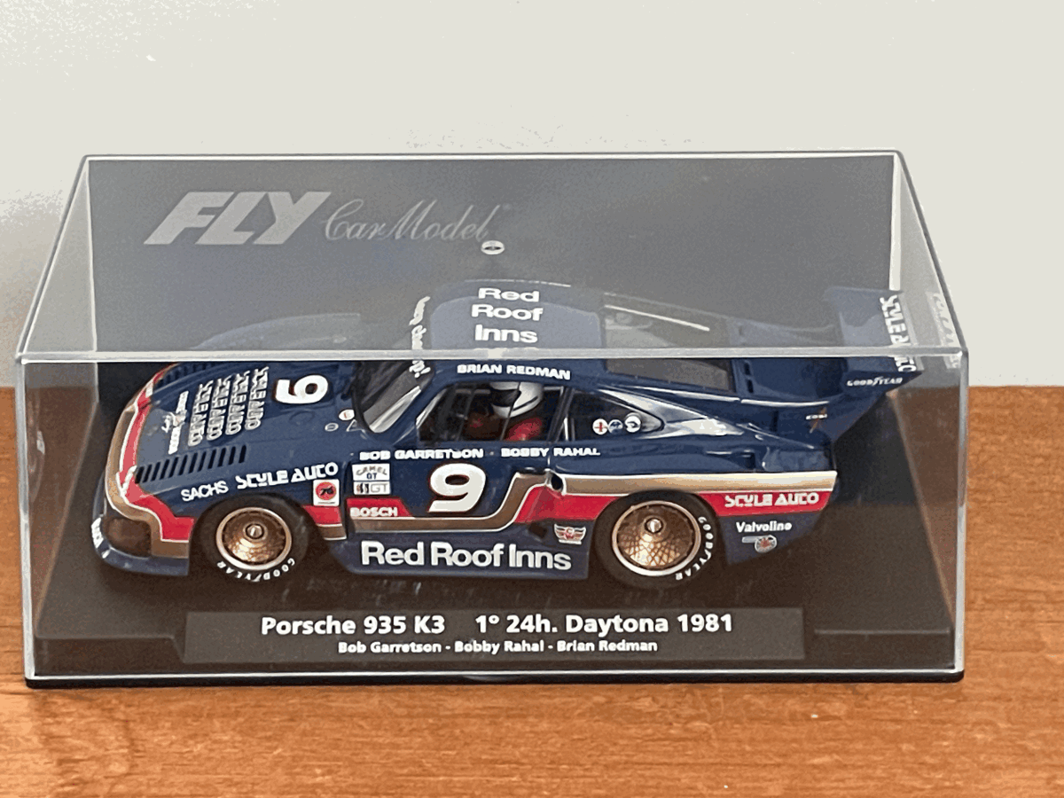 Slot Car 1/32 Porsche 935 K3 winner 24h. Daytona 1981 #9 FLY