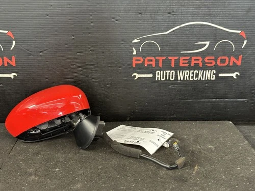 17-20 FIAT 124 SPIDER POWER PASSENGER RH SIDE VIEW DOOR MIRROR RED PKM