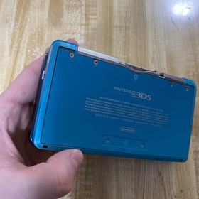 WORKING Nintendo 3DS Aqua Blue Handheld Console 2GB Wi‑Fi 3D NTSC-U/C READ