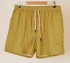 NEW Men's E. Marinella Napoli Yellow Swim Trunks Size XL 13772