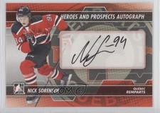 2013-14 ITG Heroes and Prospects Auto Nick Sorensen #A-NS Auto 4p5