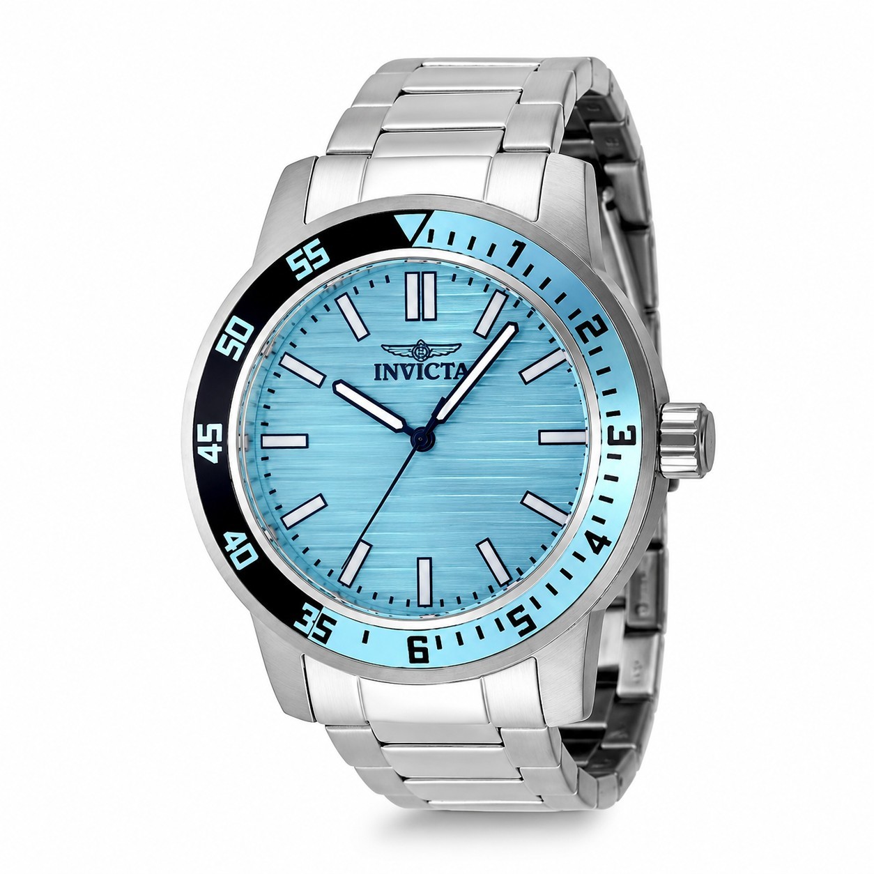 Invicta Specialty Gramercy Men's Watch 45mm, Steel with light Blue dial 48967
