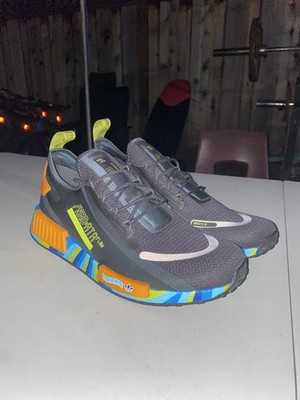Genuine Adidas NMD_R1 Spectoo Black Orange Shoes GX8092 Men's Size US 13