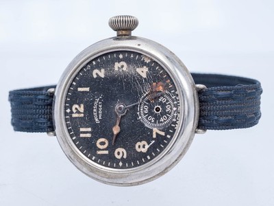 1918 - Ingersoll Midget 39mm Luminous WWI Era Trench Wrist Watch