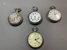 Lot of 4 pocket watches,,Jerral, Astra,Beaucourt, Andre Rivalle,parts,repair