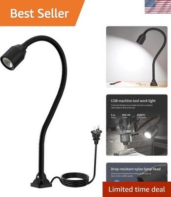 Brighten Your Workspace: 450 Lumens LED Gooseneck Work Light for Precision Tasks