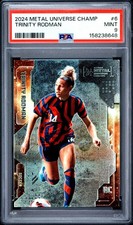 2024 Metal Universe Champions Trinity Rodman #6 Rookie Card (RC) Mint PSA 9. rookie card picture