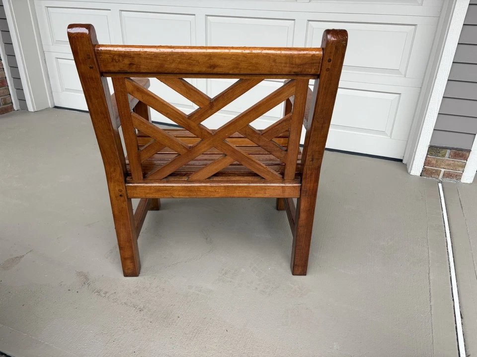 cadeira de teca externa - Imagem 3 de 4