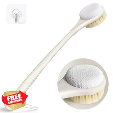 CYMPHW Back Scrubber Long Handle Dual-Sided Exfoliating Shower Brush
