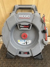 Ridgid 30’ FlexShaft K9-102 Drain Cleaning Machine With Chain Knocker WITH VIDEO