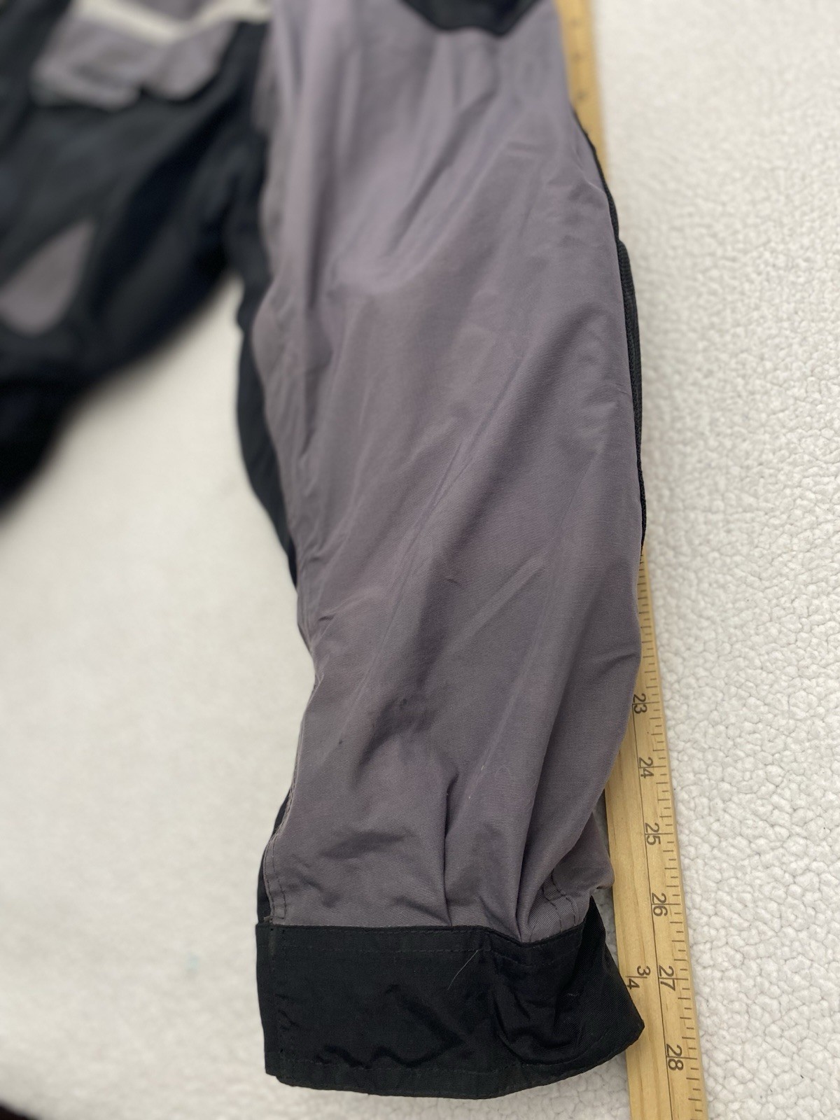 first gear kilimanjaro motorcycle jacket Padded Sheltex Black Gray Mens 2XL B20