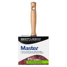 Bestt Liebco 501480800 Wood Handle White China Flat Paint Brush 4-3/4 W in.