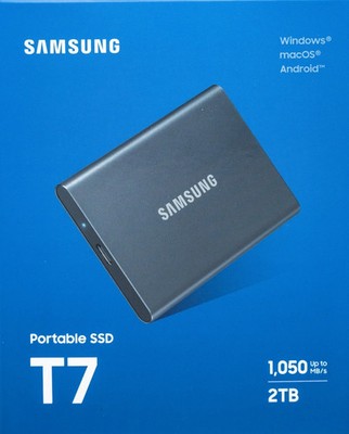 SAMSUNG Portable SSD T7 2TB USB 3.2 Gen 2 Grau (MU-PC2TOT/WW)