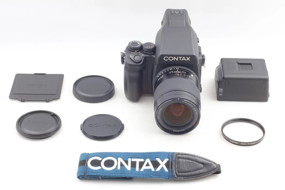 【EXCELENTE COMO NUEVO】 CONTAX 645 Film Camera AE Finder + Lente Distagon... - Imagen 2 de 4