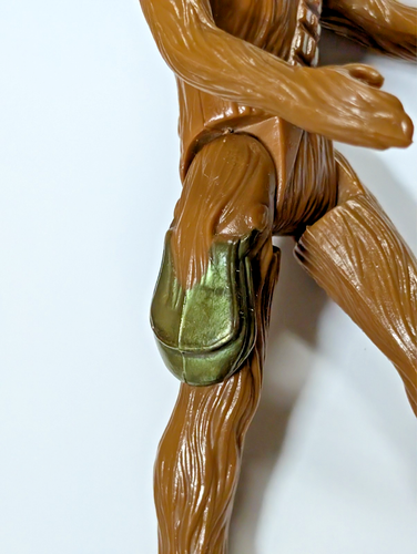 Vintage Star Wars 1977 Chewbacca Figure Metallic Green Pouch Variant - 第 3/6 張圖片