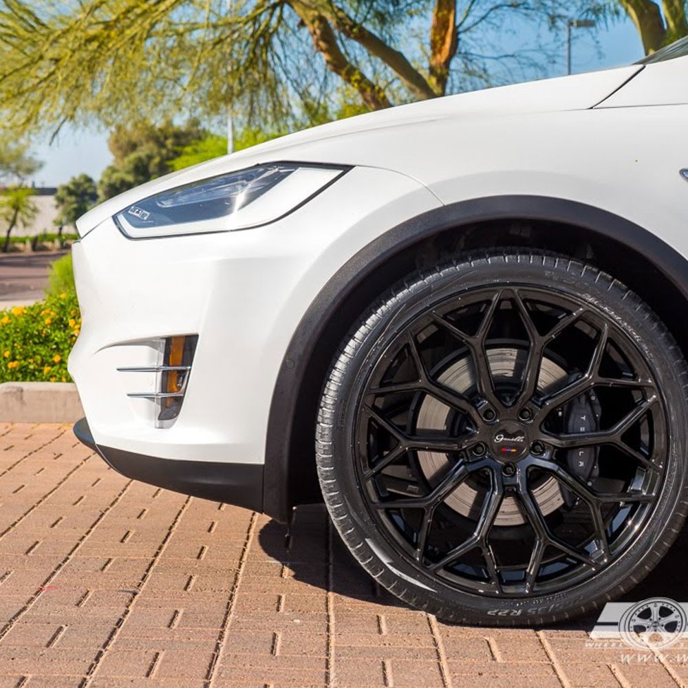22" Gianelle Monte Carlo Black 22x9 22x10.5 Wheels Rims Fits Maserati Ghibli