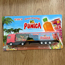 Punica Werbetruck Sammeltruck Miniatur LKW-Modell in OVP (Blisterkarte)