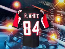RODDY WHITE AUTOGRAPHED CUSTOM ATLANTA FALCONS BLACK JERSEY BAS AUTHENTICATED