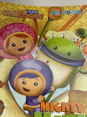 Nickelodeon Team Umizoomi Coloring and Activity Book Dot To Dot Math Numbers NEW