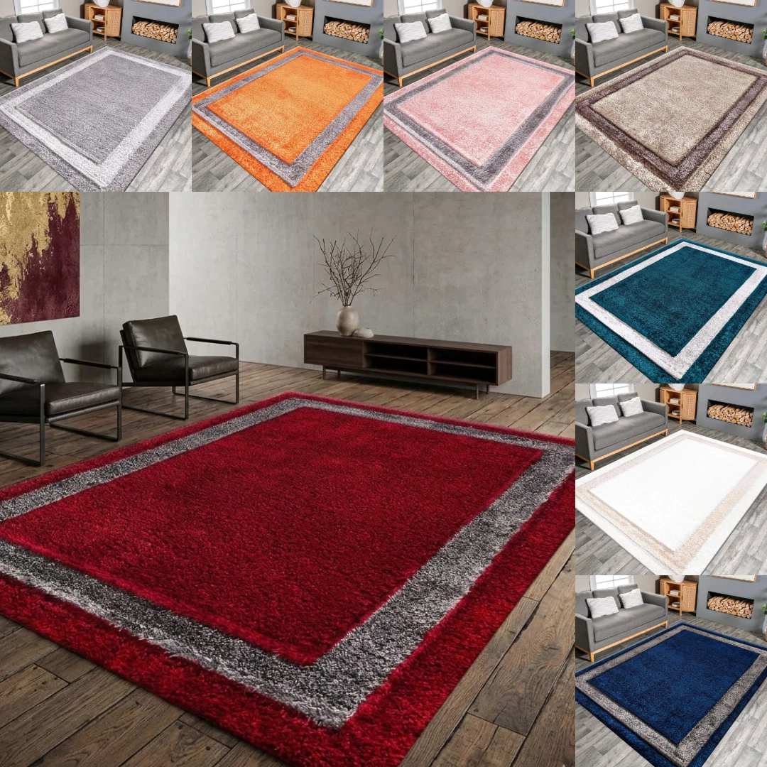 Luxury Thick Shaggy Rug Modern Area Carpet Living Room Bedroom Hallway Runner
