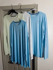 Lot Of (4) Carhartt FORCE SUN DEFENDER™ LIGHTWEIGHT LONG-SLEEVE T-SHIRT XL Tall