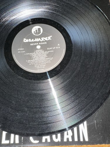 Discharge Never Again Vinyl Lp Record - Picture 6 of 12