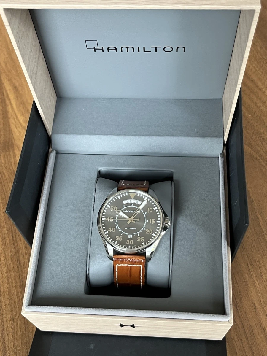 Hamilton Khaki Aviation Stainless Steel Case Pilot/Aviator