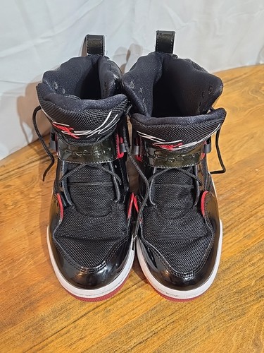 Jordan Flight 45 High Bred Uomo (NERO CON ROSSO+BIANCO) Taglia 8 - Foto 2 di 9
