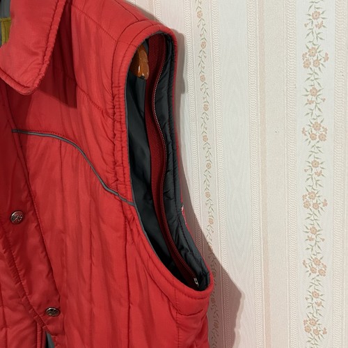 Vintage Camel Puffer Jacket XL Goose Down Zip Snap Vest Removable Sleeves Hood - Bild 10 von 11